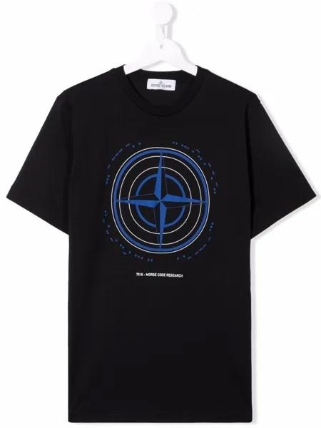 Stone Island Junior футболка с логотипом