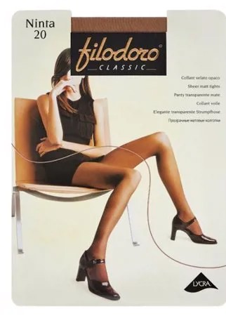 Колготки Filodoro Classic Ninfa 20 den, размер 2-S, cognac (коричневый)