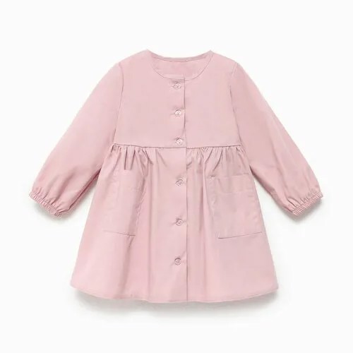 Платье Крошка Я, размер 74-80, розовый
