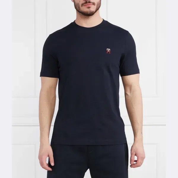 Маленькая футболка imd стандартного кроя Tommy Hilfiger, синий