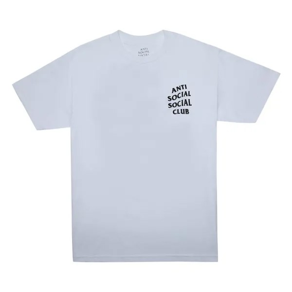 Футболка Anti Social Social Club Logo 2 T-Shirt 'White', белый