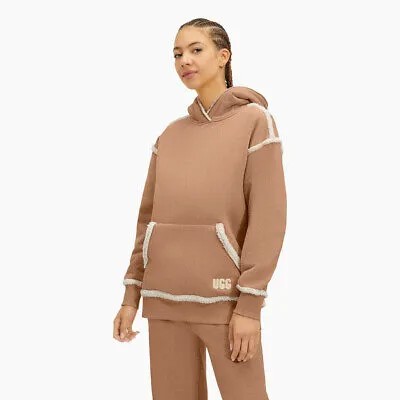 UGG Wmns Joanne Bonded Fleece Hoodie Women вересковый верблюжий