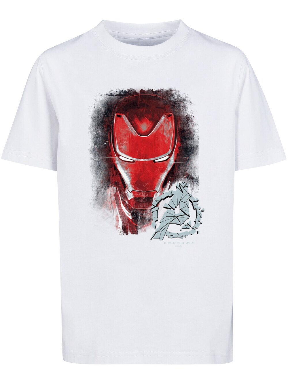 Футболка F4Nt4Stic Marvel Avengers Endgame Iron Man Brushed, белый