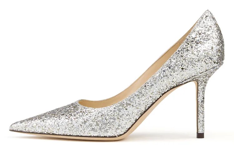 Jimmy Choo Wmns Love 85 Туфли на высоком каблуке белый/серебристый