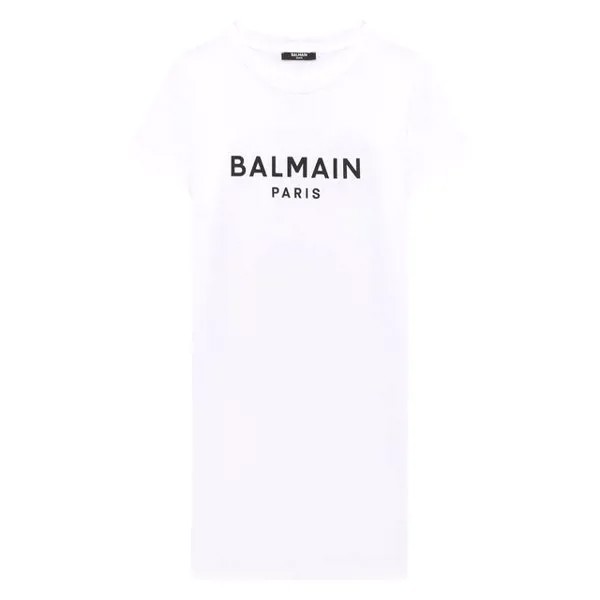 Хлопковое платье Balmain