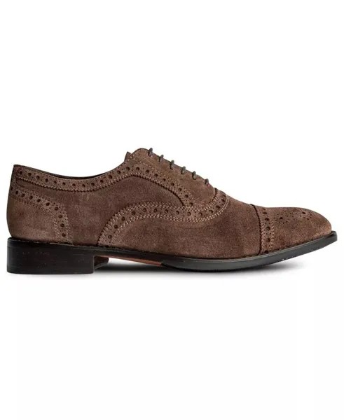 Мужские оксфорды Ford Quarter Brogue на шнуровке Anthony Veer, коричневый