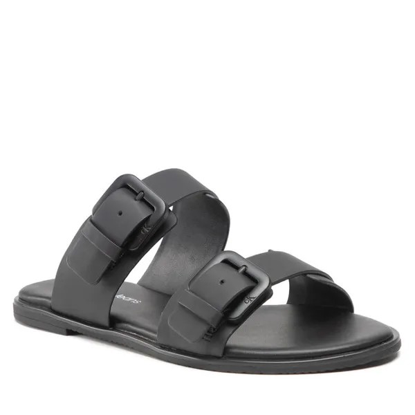 Шлепанцы Calvin Klein Jeans FlatSandal Twostrips, черный