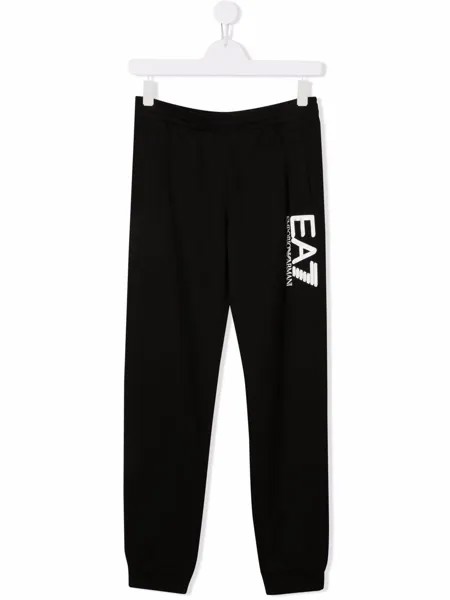 Emporio Armani Kids спортивные брюки с логотипом