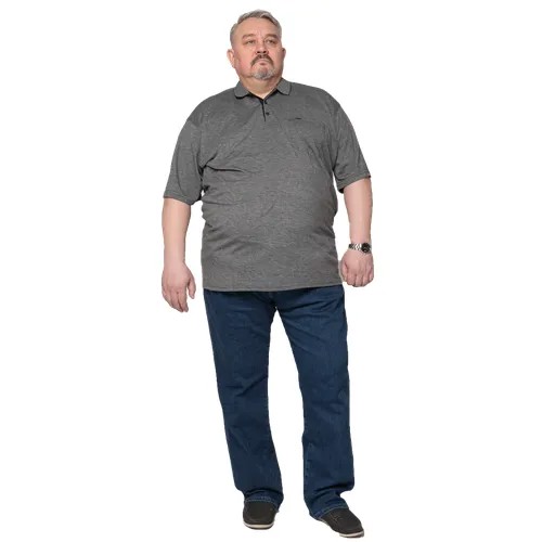 Поло GrandeMan, размер 4 XL, темно-серый