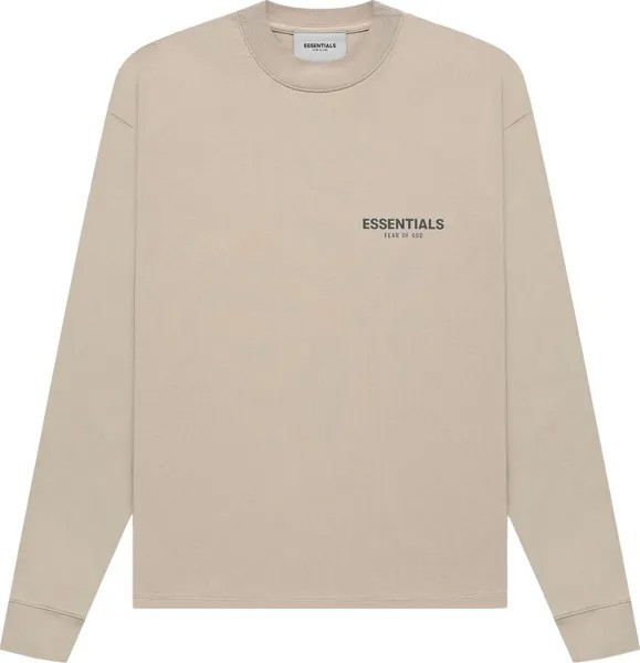 Лонгслив Fear of God Essentials Long-Sleeve Tee 'String', загар