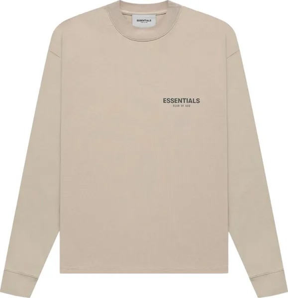 Лонгслив Fear of God Essentials Long-Sleeve Tee 'String', загар