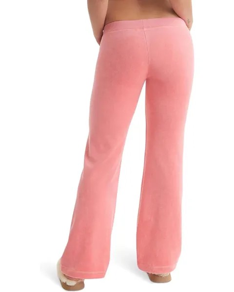 Брюки Juicy Couture Heritage Wide Leg Track Pants, цвет Coral Haze