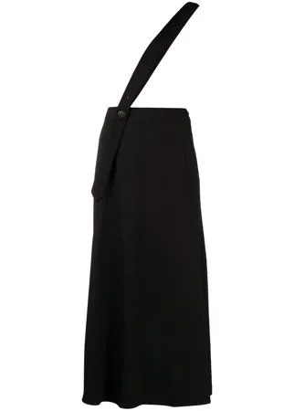 Yohji Yamamoto юбка с лямками