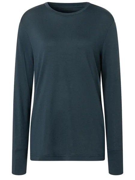 Лонгслив super.natural Merino, синий