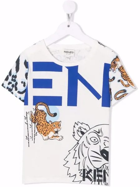 Kenzo Kids футболка с логотипом