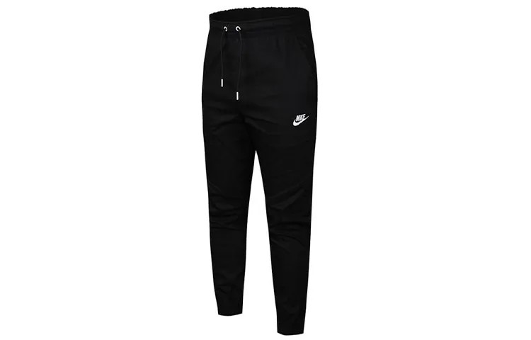 Мужские трикотажные спортивные штаны Nike, цвет Black