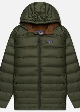 Мужской пуховик Patagonia Hi-Loft Down Sweater, цвет оливковый, размер XL