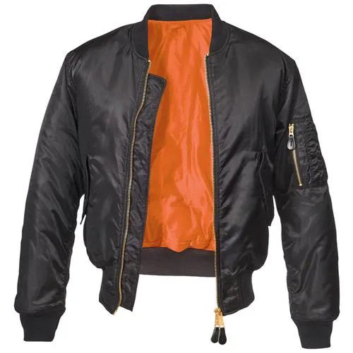 Бомбер Brandit Fly jacket MA1 Brandit, размер 3XL, черный