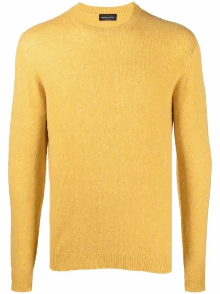 Roberto Collina свитер в рубчик с круглым вырезом