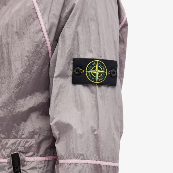 Stone Island Куртка из нейлона и металла Watro-TC с капюшоном, розовый