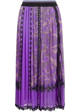 Emilio Pucci плиссированная юбка Selva с принтом из коллаборации с Koché