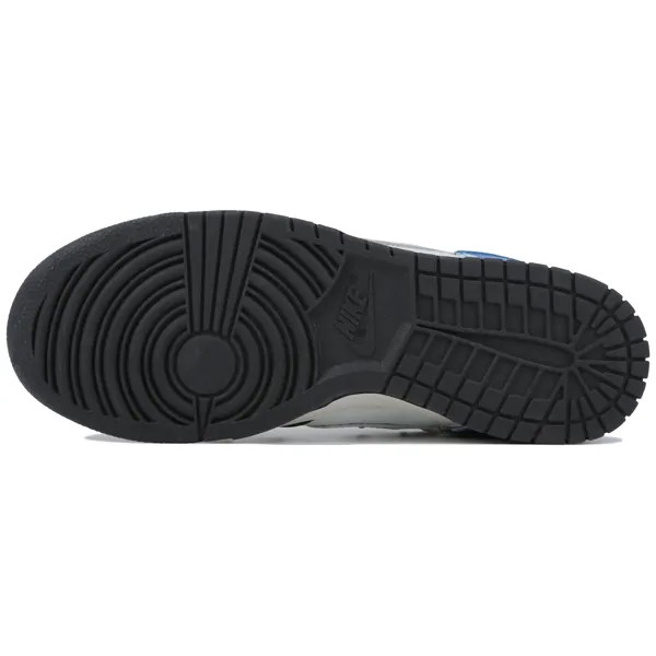 Кроссовки Nike Dunk Skateboarding Shoes Women's Low-top White/Black/Blue, синий