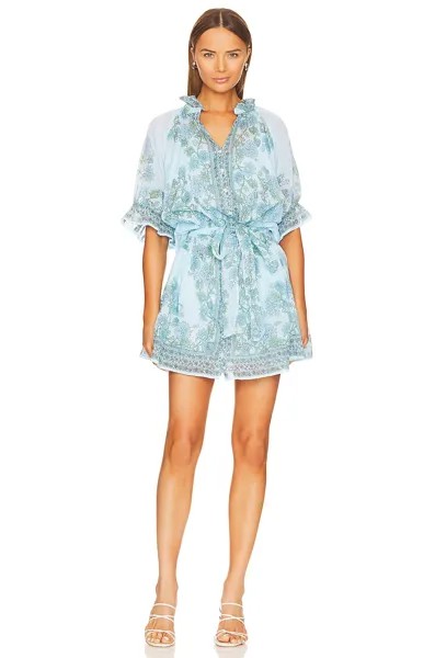 Платье juliet dunn Blouson, цвет Sky Blue