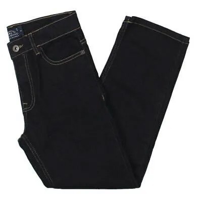 Женские черные джинсовые прямые джинсы Lucky Brand с вышивкой 8 BHFO 6977