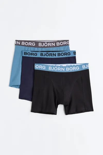 Хлопковые боксеры стрейч björn borg 3р Björn Borg, мультколор