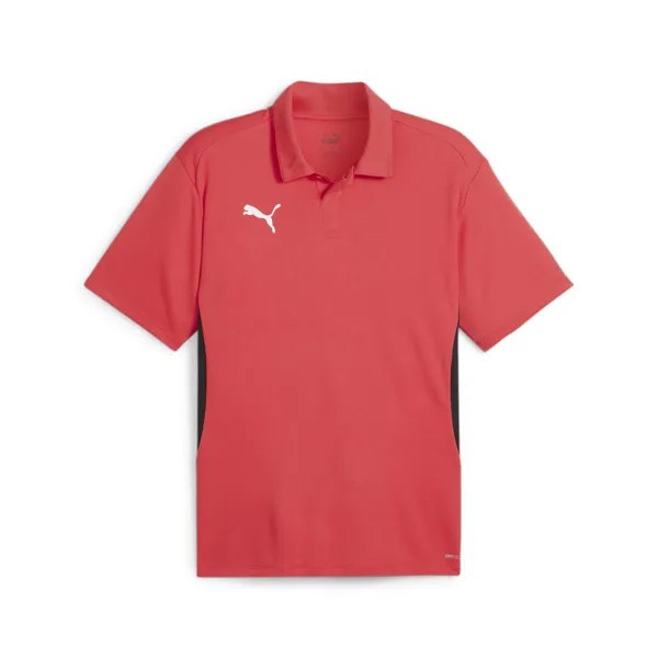 Индивидуальная рубашка-поло для падель мужская PUMA Active Red Black