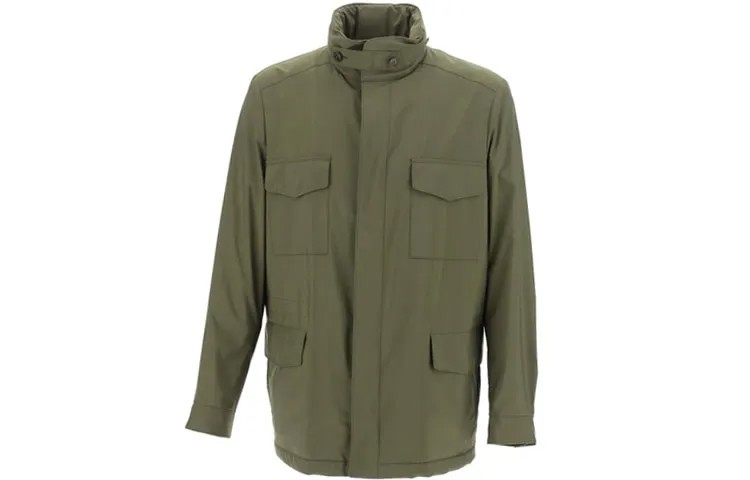 Куртка мужская зеленая Loro Piana, зеленый