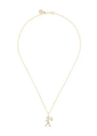 Karen Walker 9kt gold Runaway Girl pendant necklace