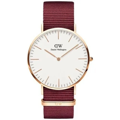 Наручные часы Daniel Wellington Classic, золотой, бордовый