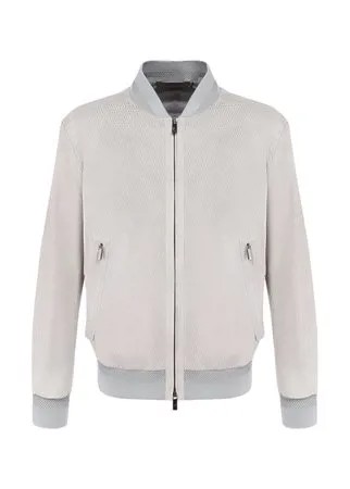 Кожаный бомбер Ermenegildo Zegna