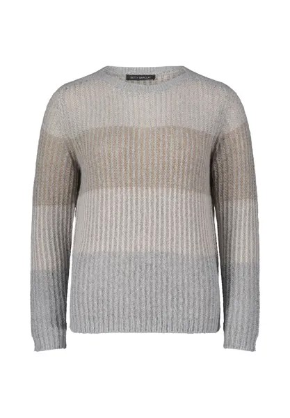 Вязаный свитер с вырезом лодочкой BETTY BARCLAY, цвет Patch Beige Grey