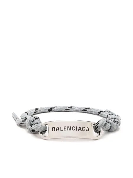 Balenciaga браслет Plate с логотипом