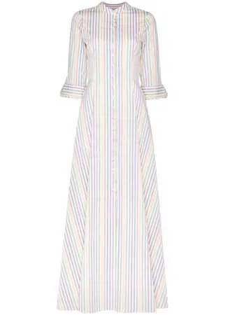 Evi Grintela полосатое платье Amaryllis длины макси