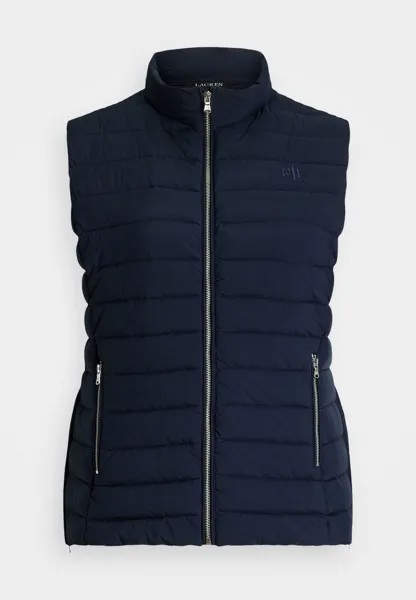 Жилет QUILTED MOCKNECK VEST Ralph Lauren, темно-синий