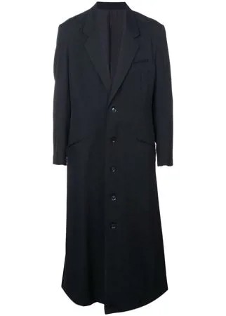 Yohji Yamamoto длинное однобортное пальто
