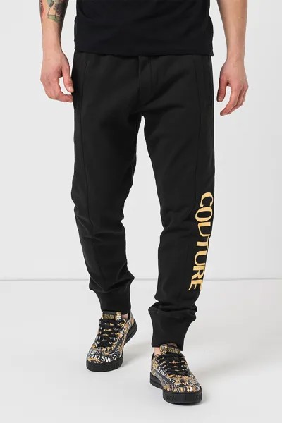 Спортивные брюки с зауженной штаниной Versace Jeans Couture, черный