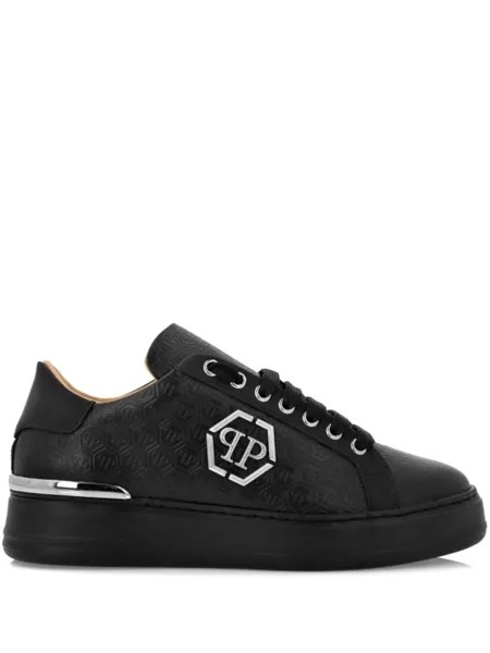 Philipp Plein кеды с монограммой, черный