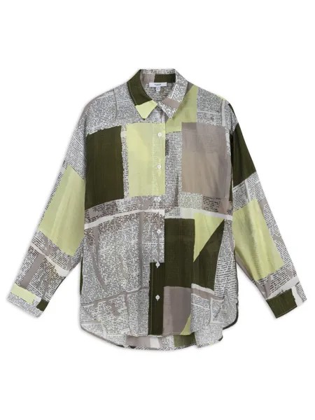 Блуза Twist, цвет Olive/Pastel Green