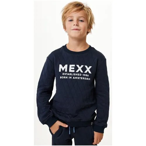 Толстовка для мальчиков MEXX, размер 134-140, Mid Blue
