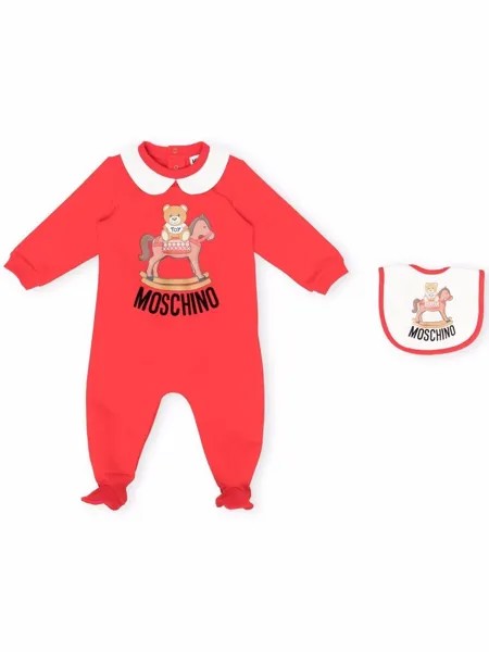 Moschino Kids пижама с принтом