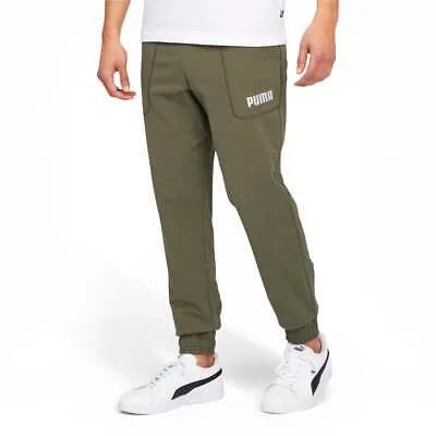 Мужские джоггеры Puma Modern Basics, зеленые, повседневные, 671385-32