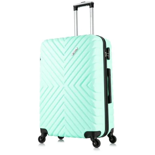 Умный чемодан L'case New Delhi NEWD0112, 85 л, размер L, зеленый, бирюзовый