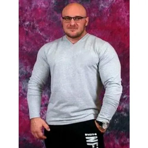 Лонгслив Inferno Style, хлопок, размер L, серый