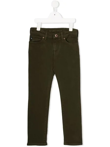 Emporio Armani Kids джинсы прямого кроя средней посадки