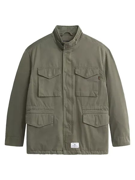 М-65 Хлопковое полевое пальто Alpha Industries, зеленый