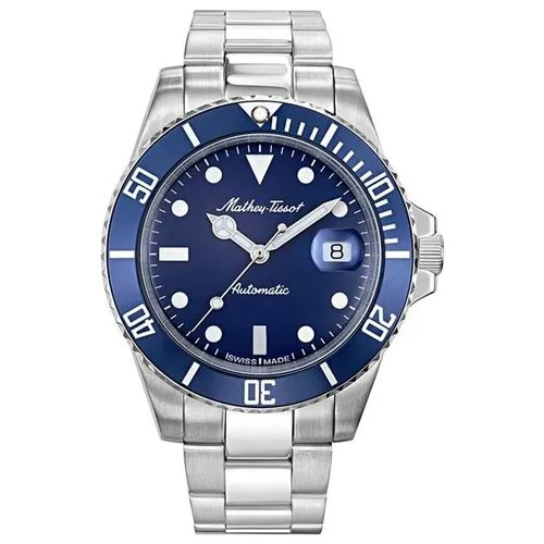 Наручные часы Mathey-Tissot Швейцарские механические наручные часы Mathey-Tissot H901ATBU, серебряный